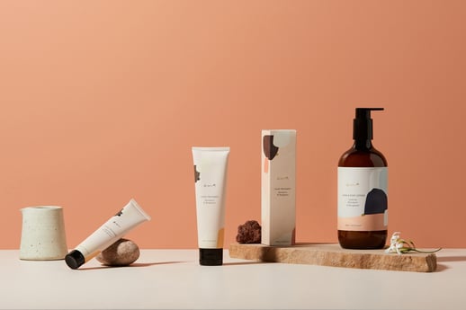 A line up of Ena Products
