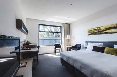 The interiors of a room at Flinders Hotel